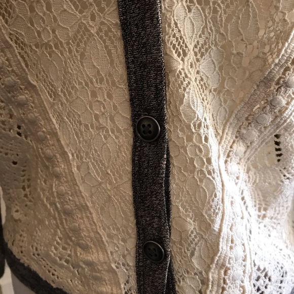 Lace front cardigan by Spoiled - size Small - Picture 3 of 8
